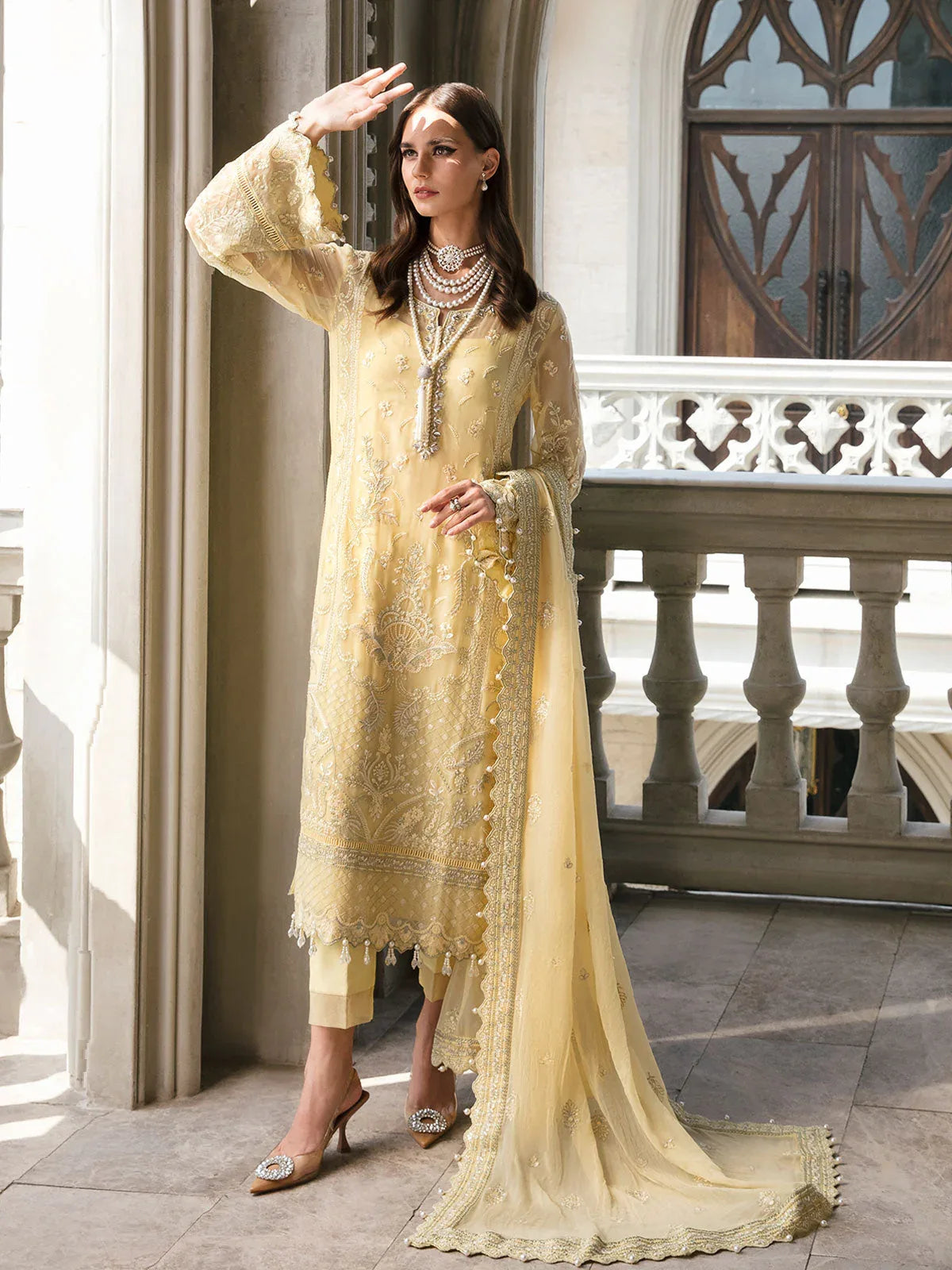 Gulaal | Embroidered Chiffon | SAHAR 04 - Rang-e-Khaas
