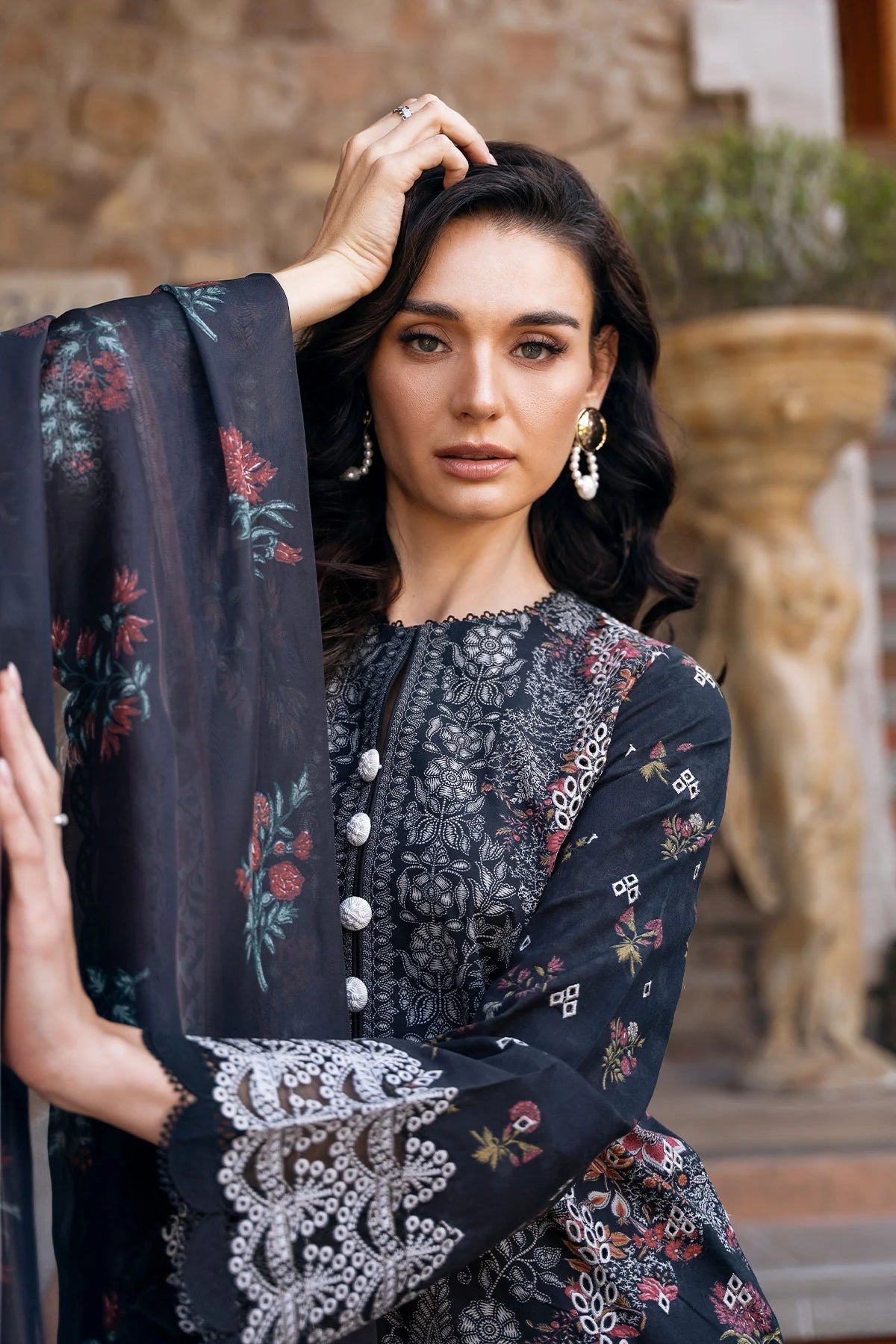 Afrozeh | Damask The Holiday Edit '25 - Lawn| Anisa B