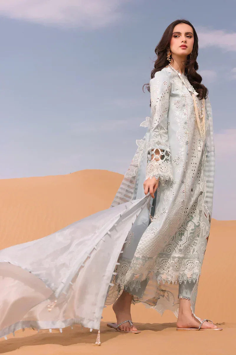 Qalamkar | Chikankari Eid Edit 24 | KM-06 APOLLINE - Rang-e-Khaas
