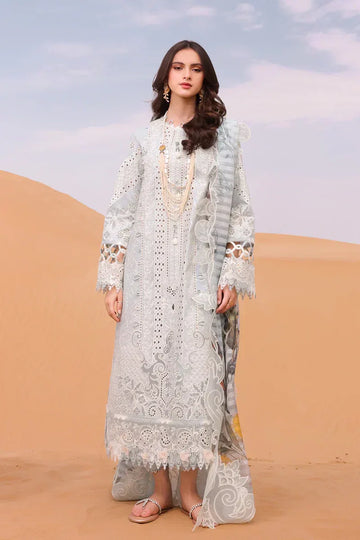 Qalamkar | Chikankari Eid Edit 24 | KM-06 APOLLINE - Rang-e-Khaas