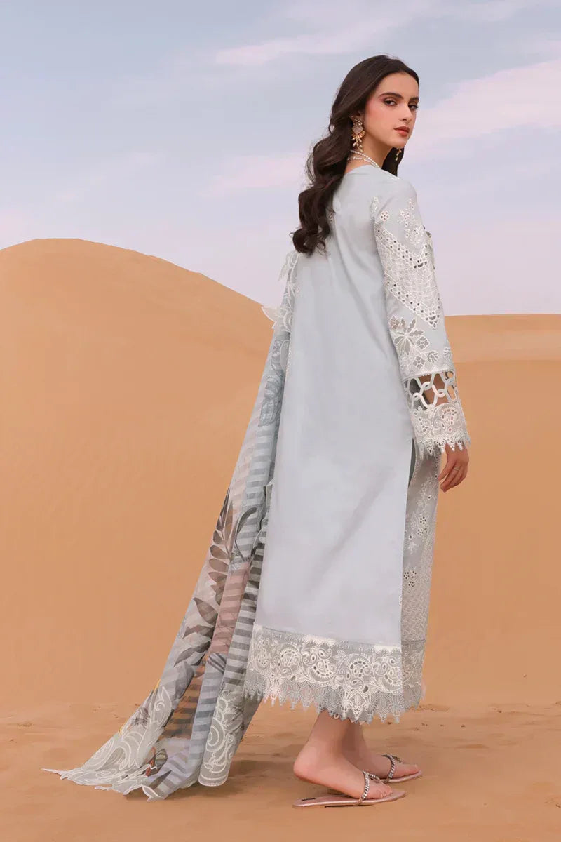 Qalamkar | Chikankari Eid Edit 24 | KM-06 APOLLINE - Rang-e-Khaas