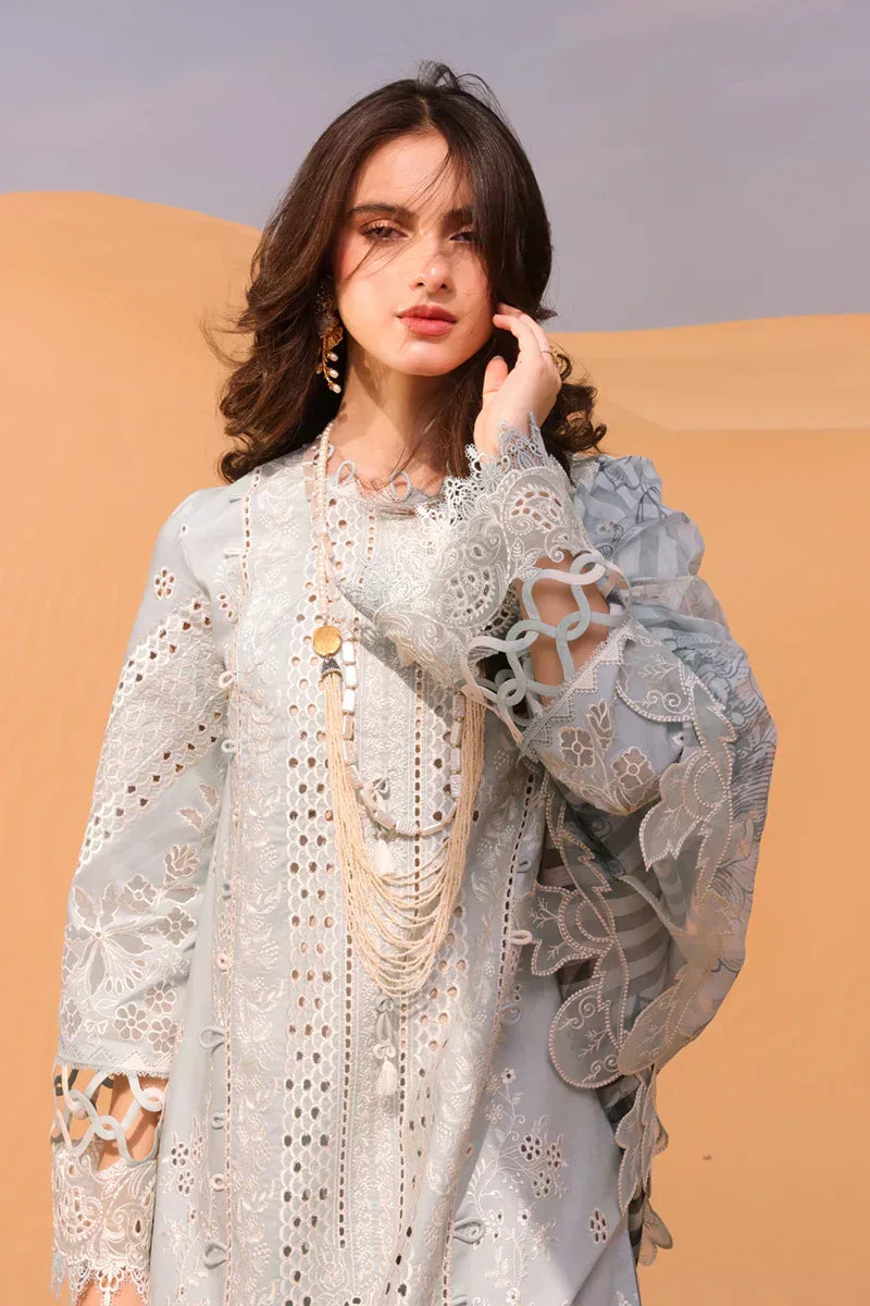 Qalamkar | Chikankari Eid Edit 24 | KM-06 APOLLINE - Rang-e-Khaas