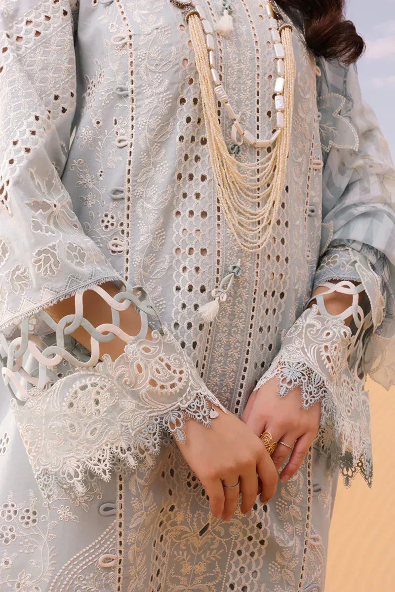 Qalamkar | Chikankari Eid Edit 24 | KM-06 APOLLINE - Rang-e-Khaas