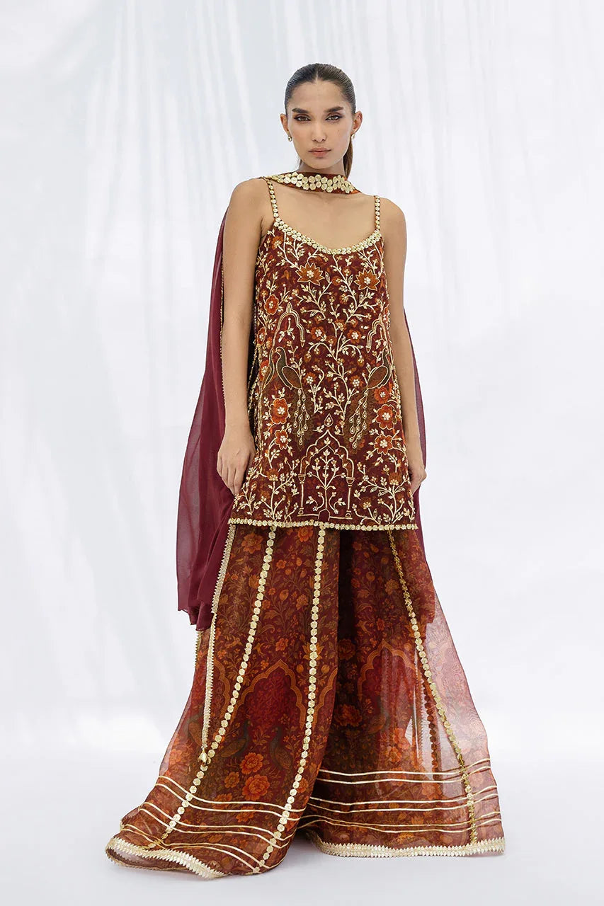Sania Maskatiya | Fall Festive Glimmer | Tanira - Rang-e-Khaas