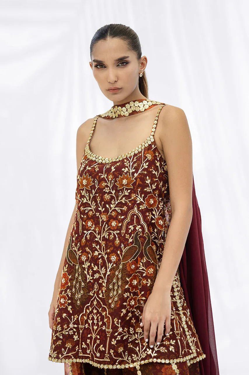 Sania Maskatiya | Fall Festive Glimmer | Tanira - Rang-e-Khaas