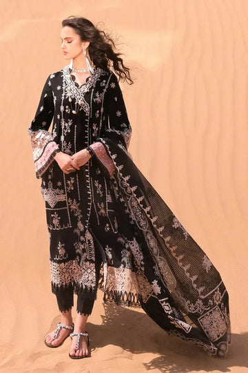 Qalamkar | Chikankari Eid Edit 24 | KM-08 LISE - Rang-e-Khaas