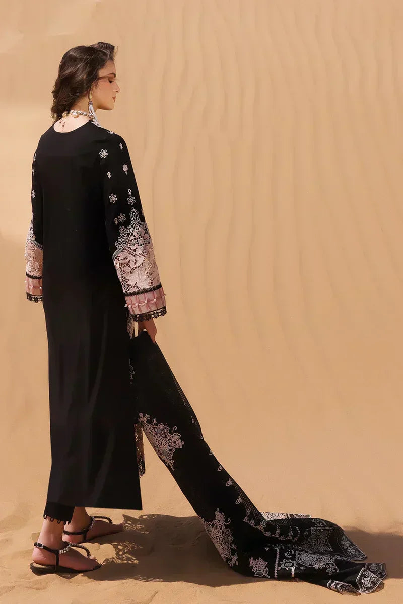 Qalamkar | Chikankari Eid Edit 24 | KM-08 LISE - Rang-e-Khaas