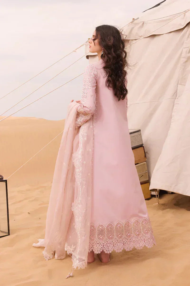 Qalamkar | Chikankari Eid Edit 24 | KM-03 AOIFE - Rang-e-Khaas
