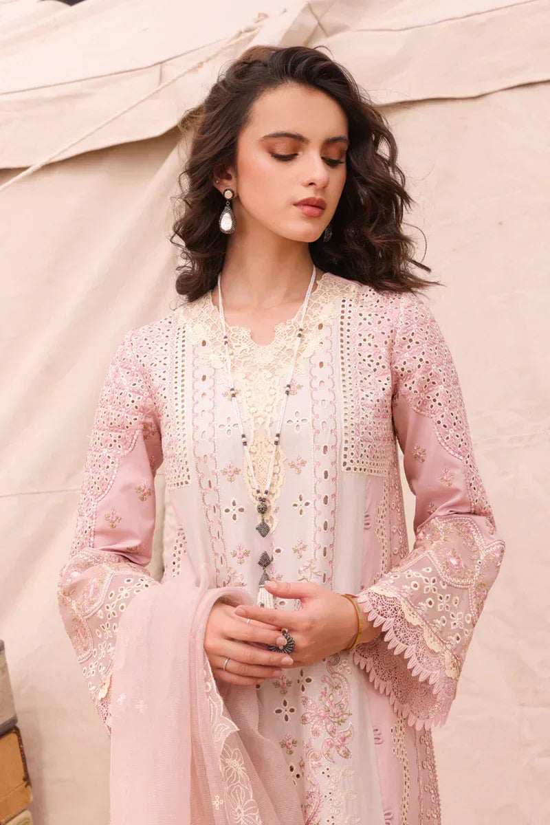 Qalamkar | Chikankari Eid Edit 24 | KM-03 AOIFE - Rang-e-Khaas