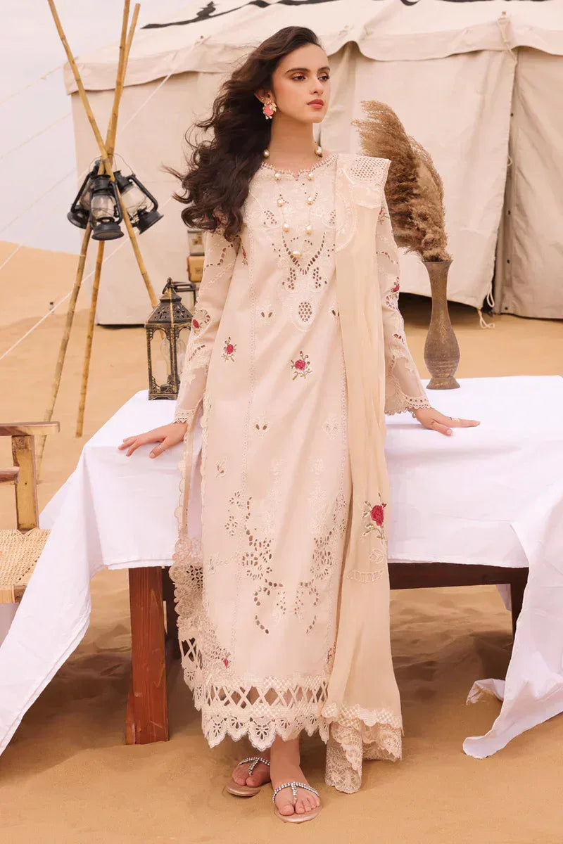 Qalamkar | Chikankari Eid Edit 24 | KM-07 CAOIMHE - Rang-e-Khaas