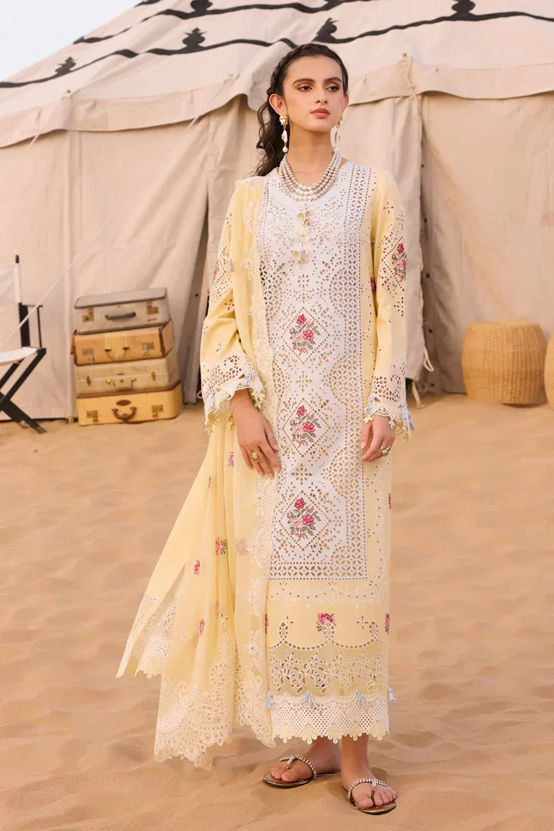 Qalamkar | Chikankari Eid Edit 24 | KM-01 NIAMH - Rang-e-Khaas