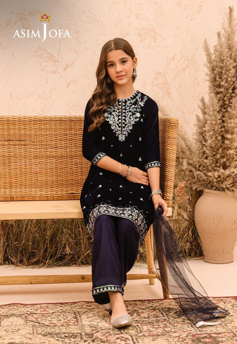 Asim Jofa | Velvet Edit | AJKV-02 - Rang-e-Khaas