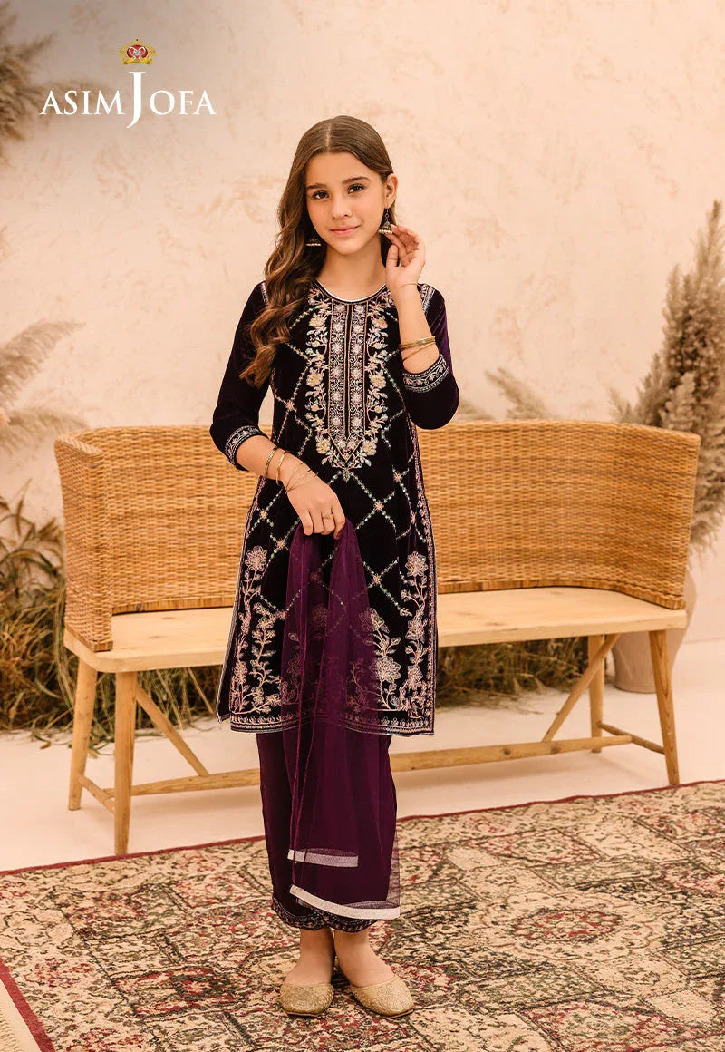 Asim Jofa | Velvet Edit | AJKV-08 - Rang-e-Khaas