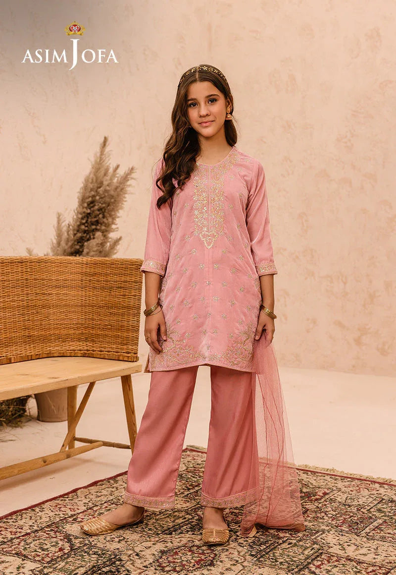 Asim Jofa | Velvet Edit | AJKV-09 - Rang-e-Khaas