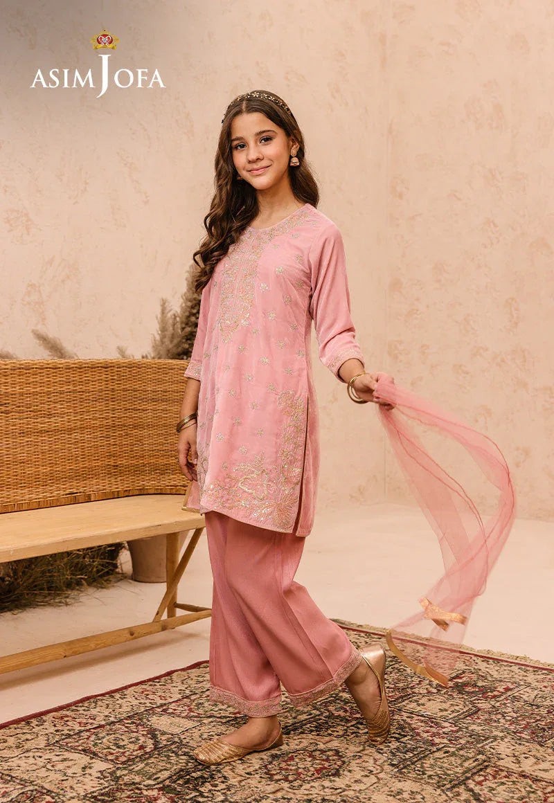Asim Jofa | Velvet Edit | AJKV-09 - Rang-e-Khaas