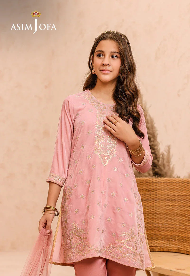 Asim Jofa | Velvet Edit | AJKV-09 - Rang-e-Khaas
