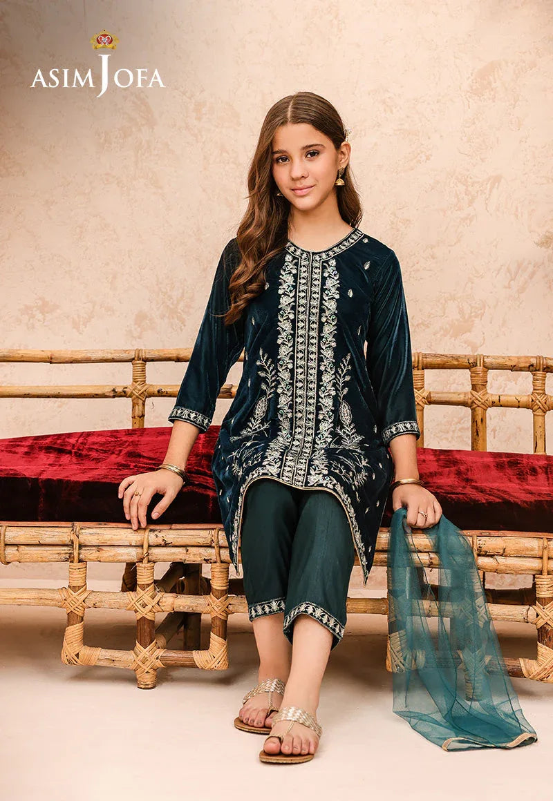 Asim Jofa | Velvet Edit | AJKV-07 - Rang-e-Khaas