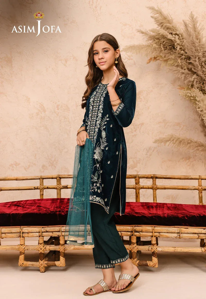 Asim Jofa | Velvet Edit | AJKV-07 - Rang-e-Khaas