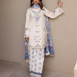 Faiza Faisal | Marine Luxury Lawn 25 | MIRHA