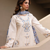 Faiza Faisal | Marine Luxury Lawn 25 | MIRHA
