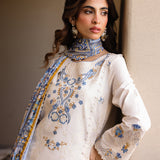 Faiza Faisal | Marine Luxury Lawn 25 | MIRHA