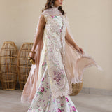 Faiza Faisal | Marine Luxury Lawn 25 | ELISHA