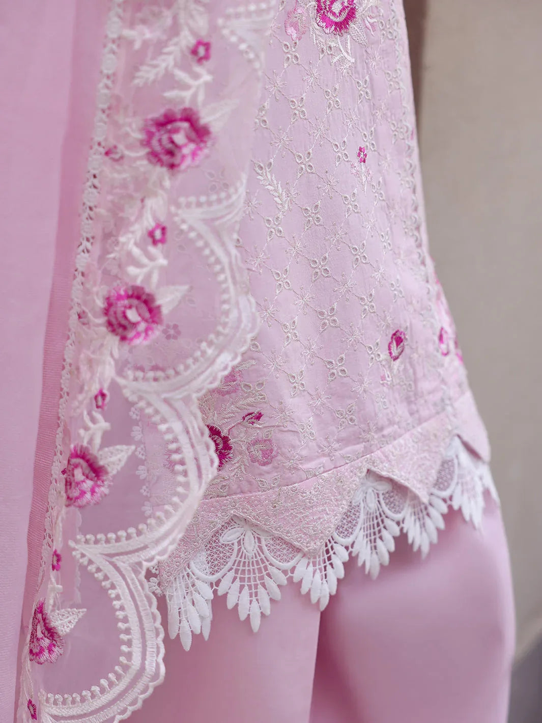 Faiza Faisal | Marine Luxury Lawn 25 | RENA - Rang-e-Khaas
