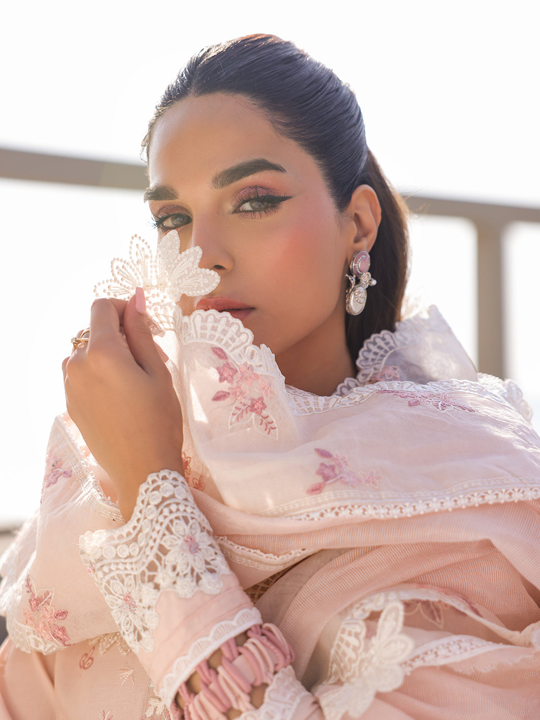 Faiza Faisal | Marine Luxury Lawn 25 | MARIA - Rang-e-Khaas