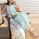 Faiza Faisal | Marine Luxury Lawn 25 | AINE