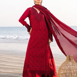 Faiza Faisal | Marine Luxury Lawn 25 | TARA