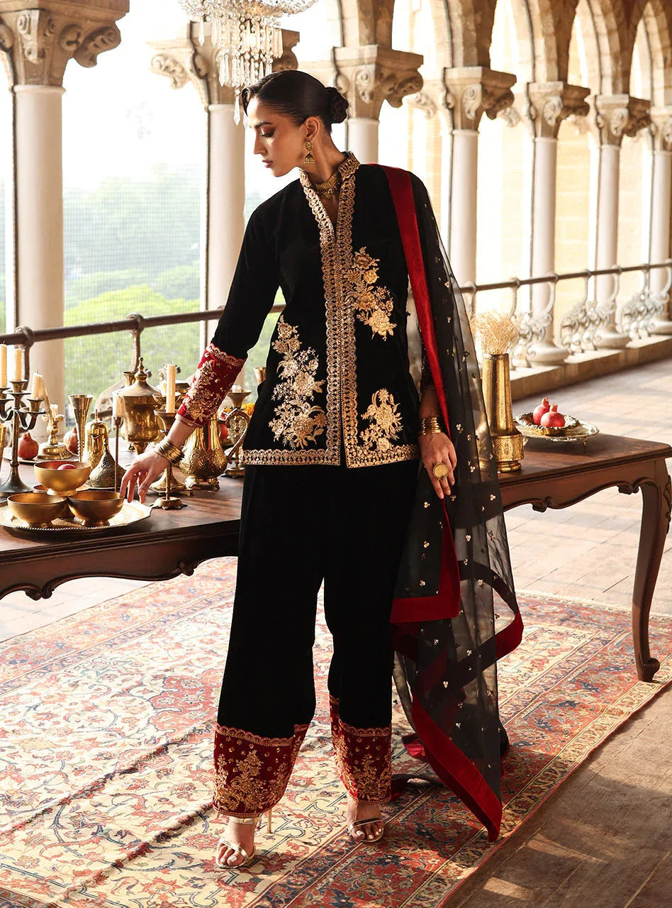 Zainab Chottani | Velura Velvet Edit 25 | Vian Farshi - Rang-e-Khaas