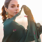 Faiza Faisal | Marine Luxury Lawn 25 | SOPHIA
