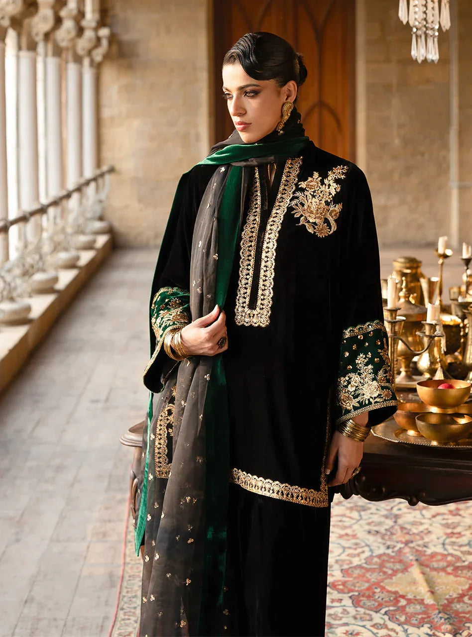 Zainab Chottani | Velura Velvet Edit 25 | Emel Farshi - Rang-e-Khaas