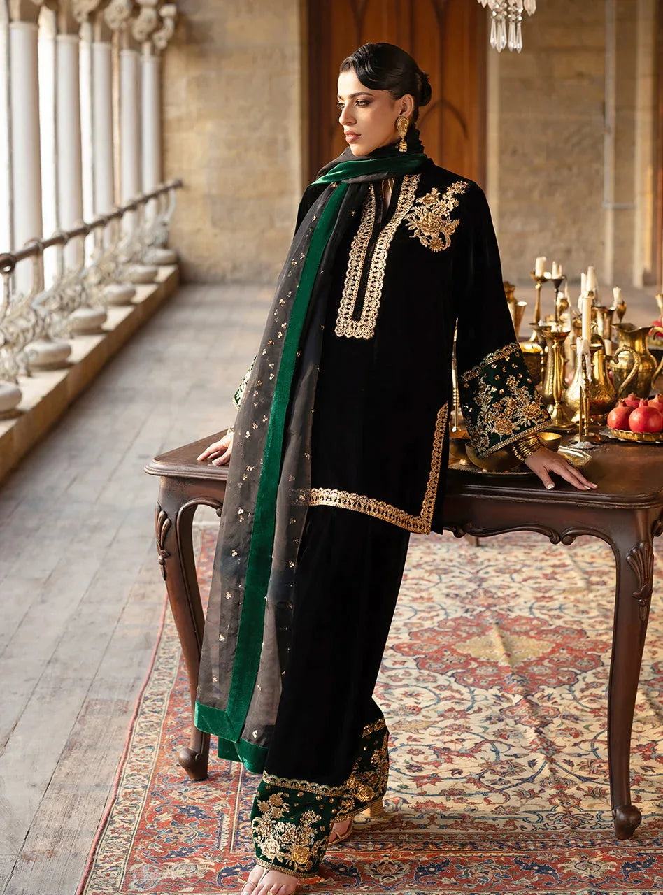 Zainab Chottani | Velura Velvet Edit 25 | Emel Farshi - Rang-e-Khaas