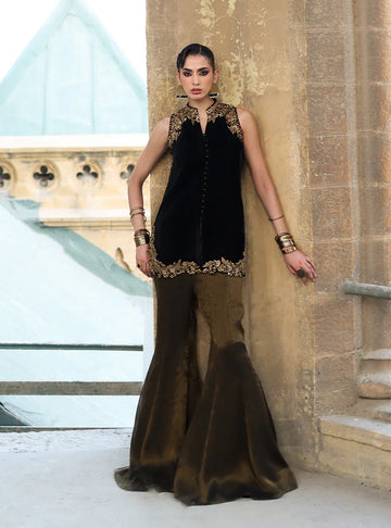 Zainab Chottani | Velura Velvet Edit 25 | Mihr Gold - Rang-e-Khaas