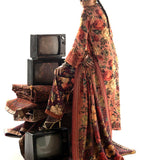 Zainab Chottani | Winter Shawl 25 | Abibi - D10