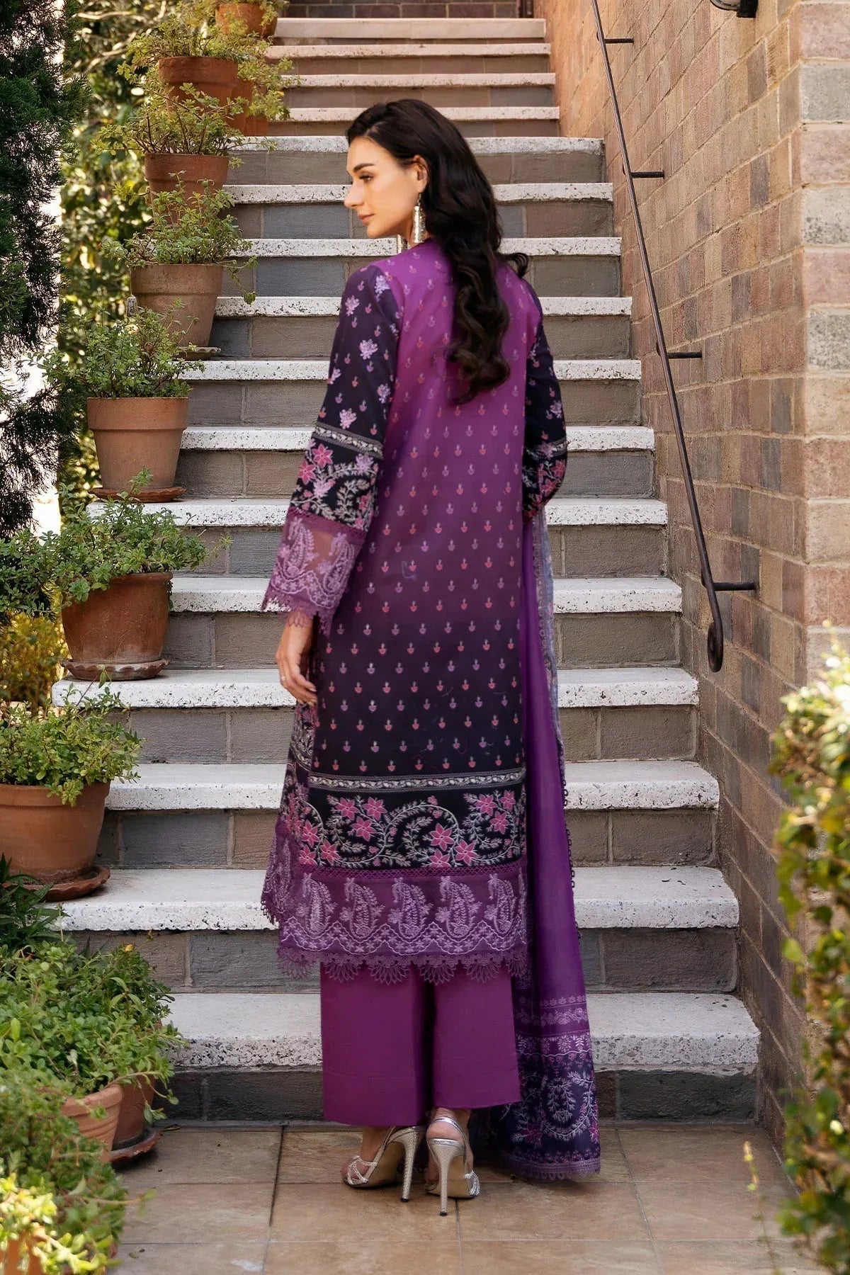 Afrozeh | Damask The Holiday Edit '25 - Lawn | Azrina A - Rang-e-Khaas