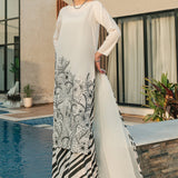 Fahad Hussayn | Lawn Banger | Monochrome Babe
