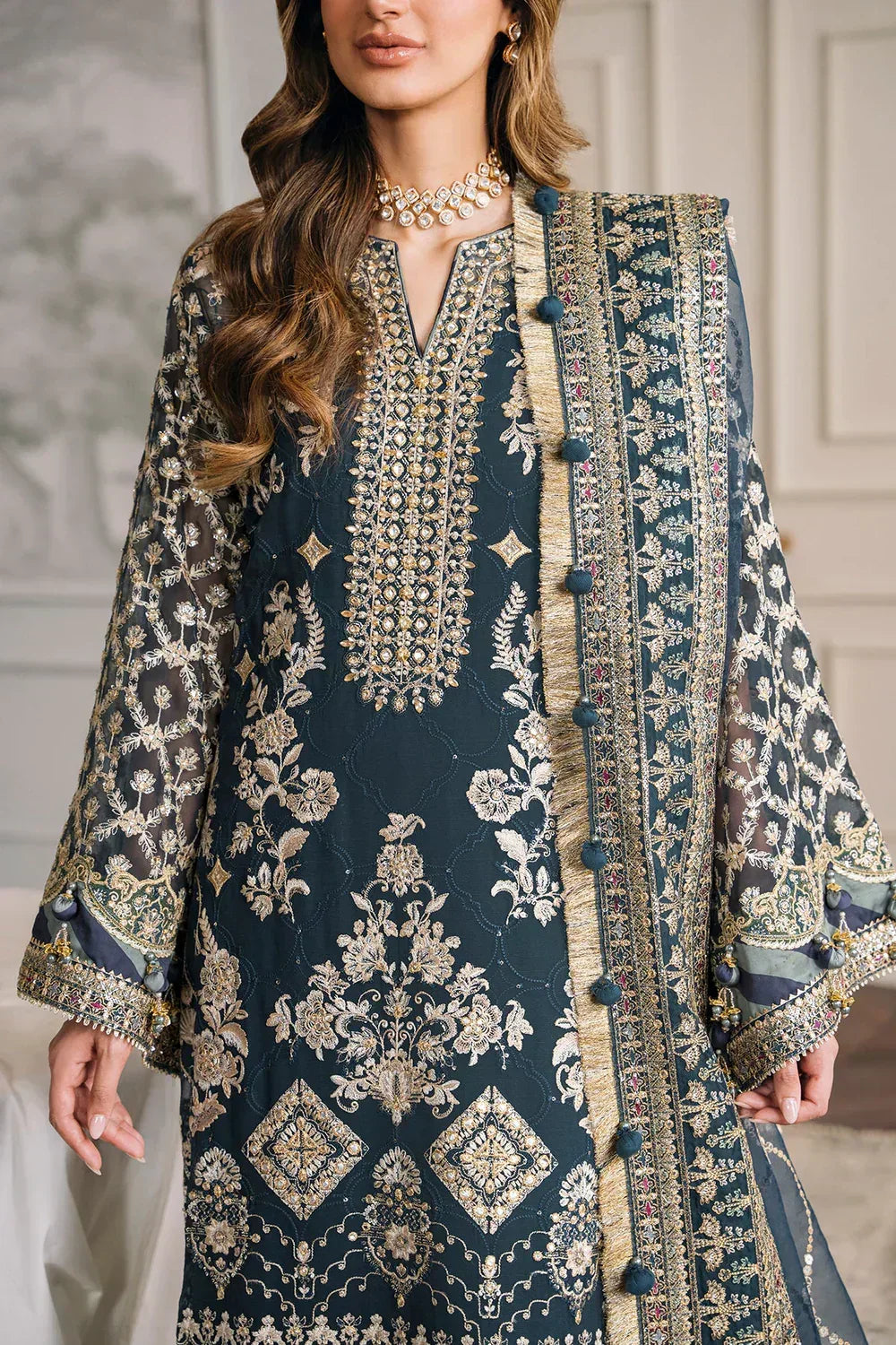 Baroque | Chantelle Embroidered Collection | CH12-01 - Rang-e-Khaas