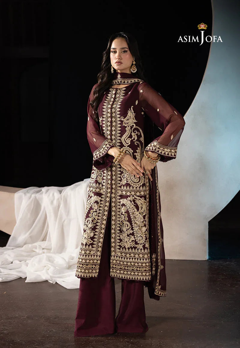 Asim Jofa | Festive Collection 25 | AJLLF-19 - Rang-e-Khaas