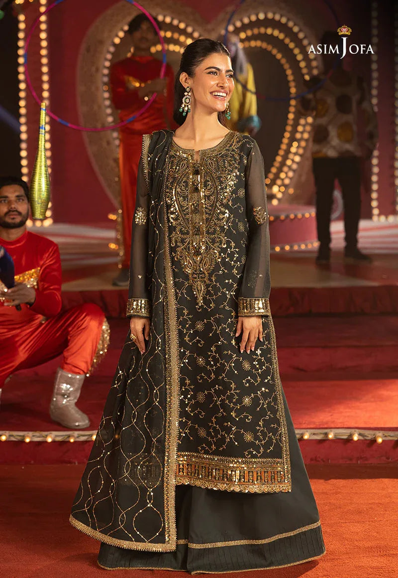Asim Jofa | Festive Collection 25 | AJLLF-02 - Rang-e-Khaas