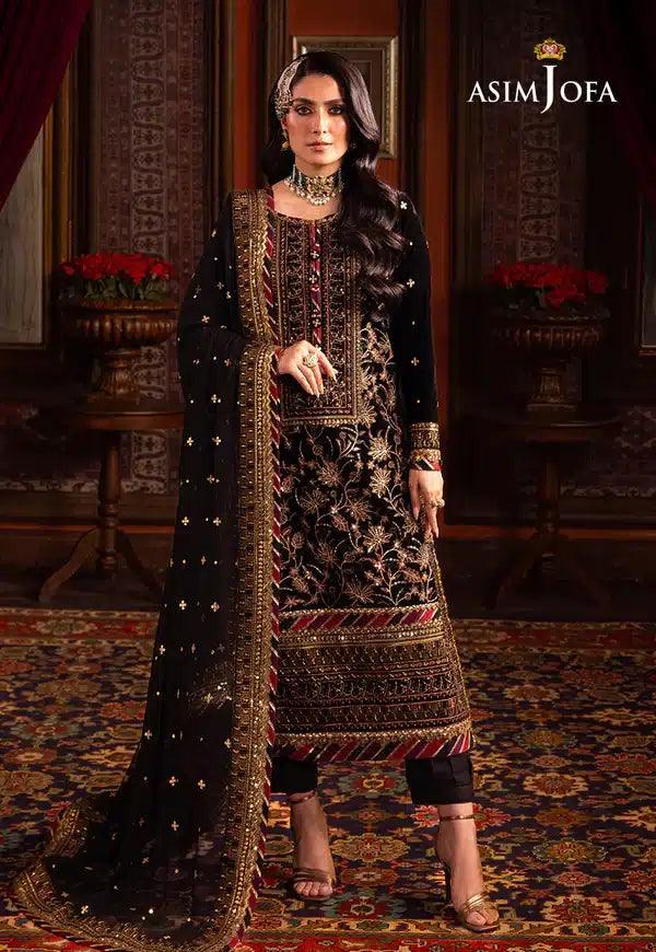 Asim Jofa | Makhmal Wedding Velvet 23 | AJMM-08 - Rang-e-Khaas