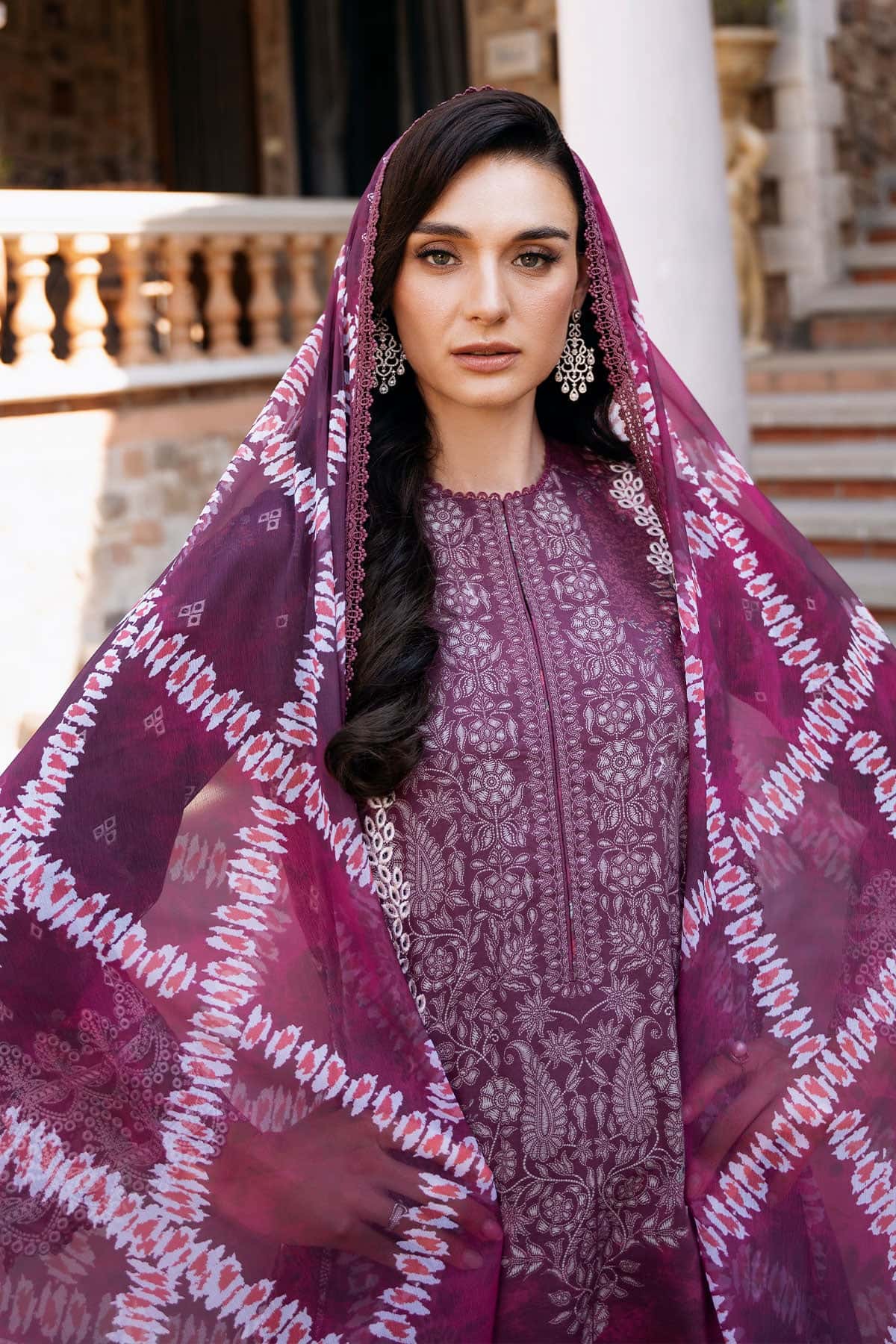 Afrozeh | Damask The Holiday Edit 25 | Anisa A - Rang-e-Khaas
