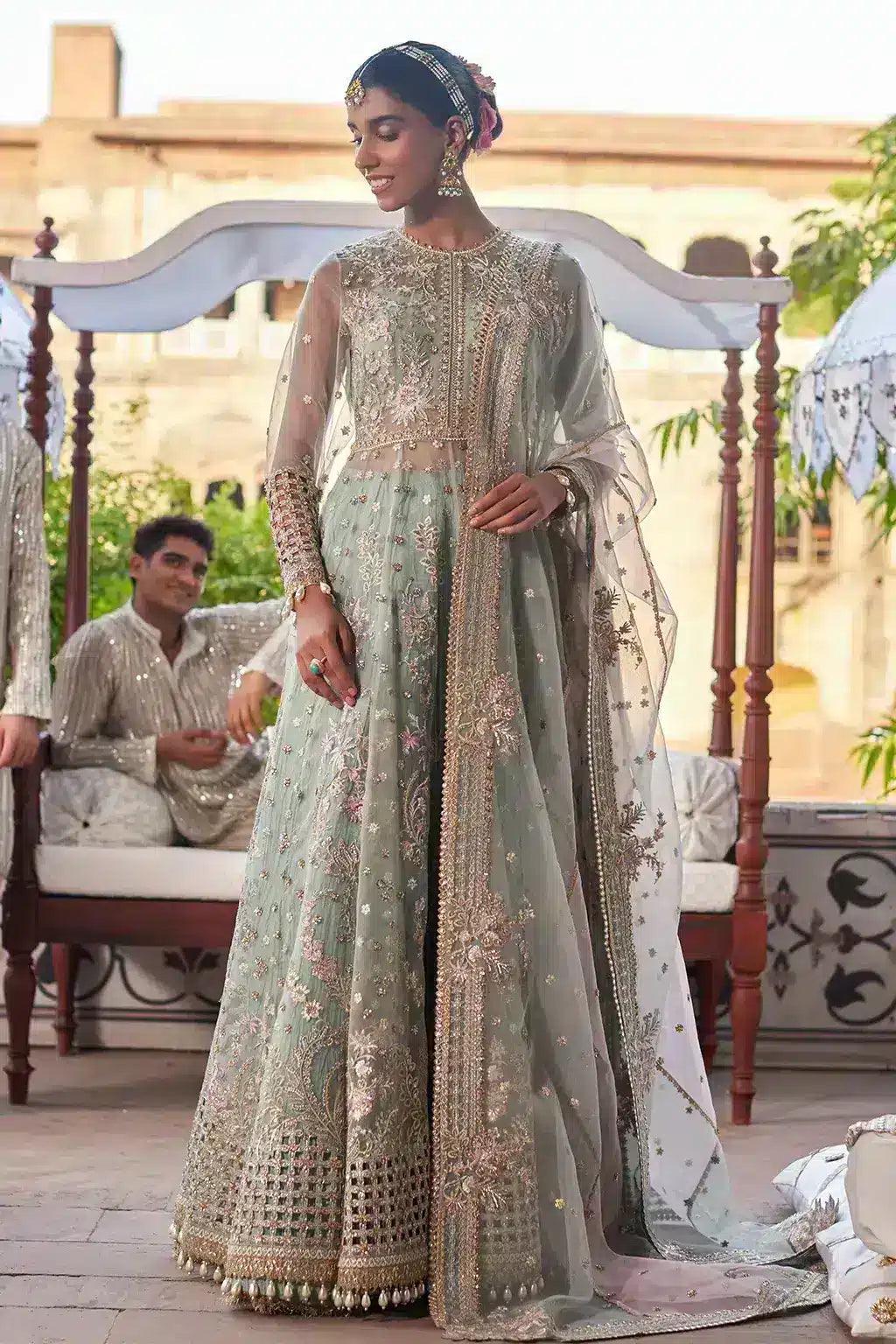 Afrozeh | Dastangoi Wedding Formals | Mehrunisa - Rang-e-Khaas