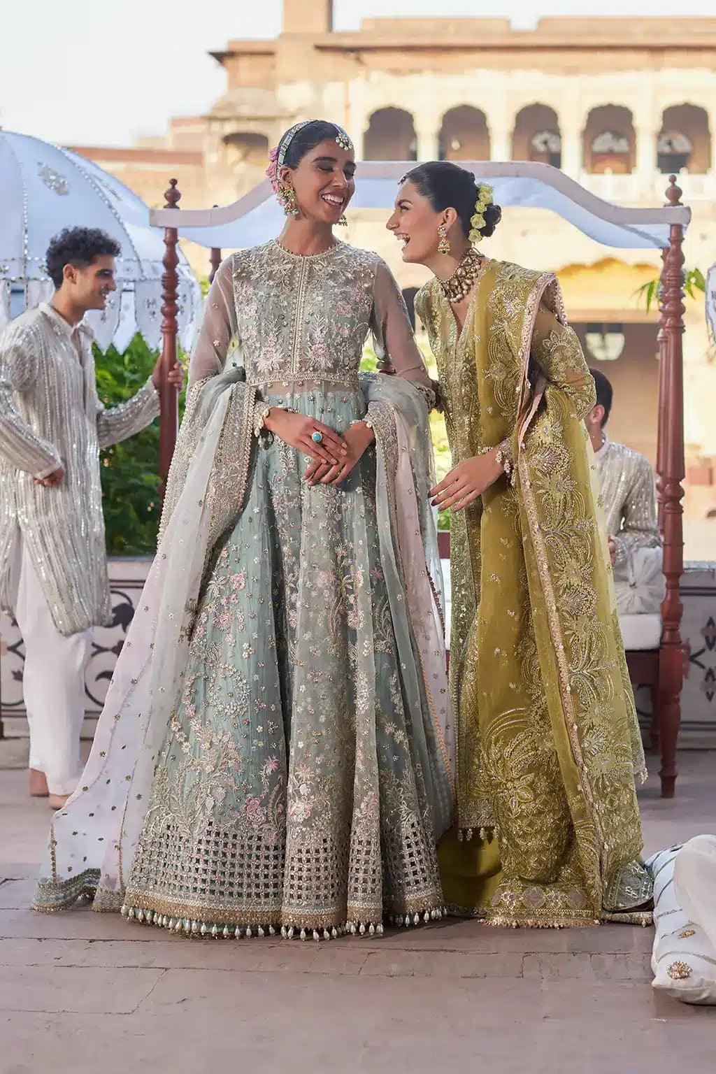 Afrozeh | Dastangoi Wedding Formals | Mehrunisa - Rang-e-Khaas