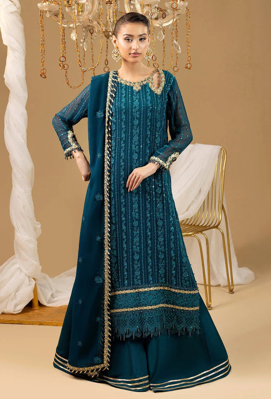 Adans Libas | Chiffon 25 | 7588 H - Rang-e-Khaas