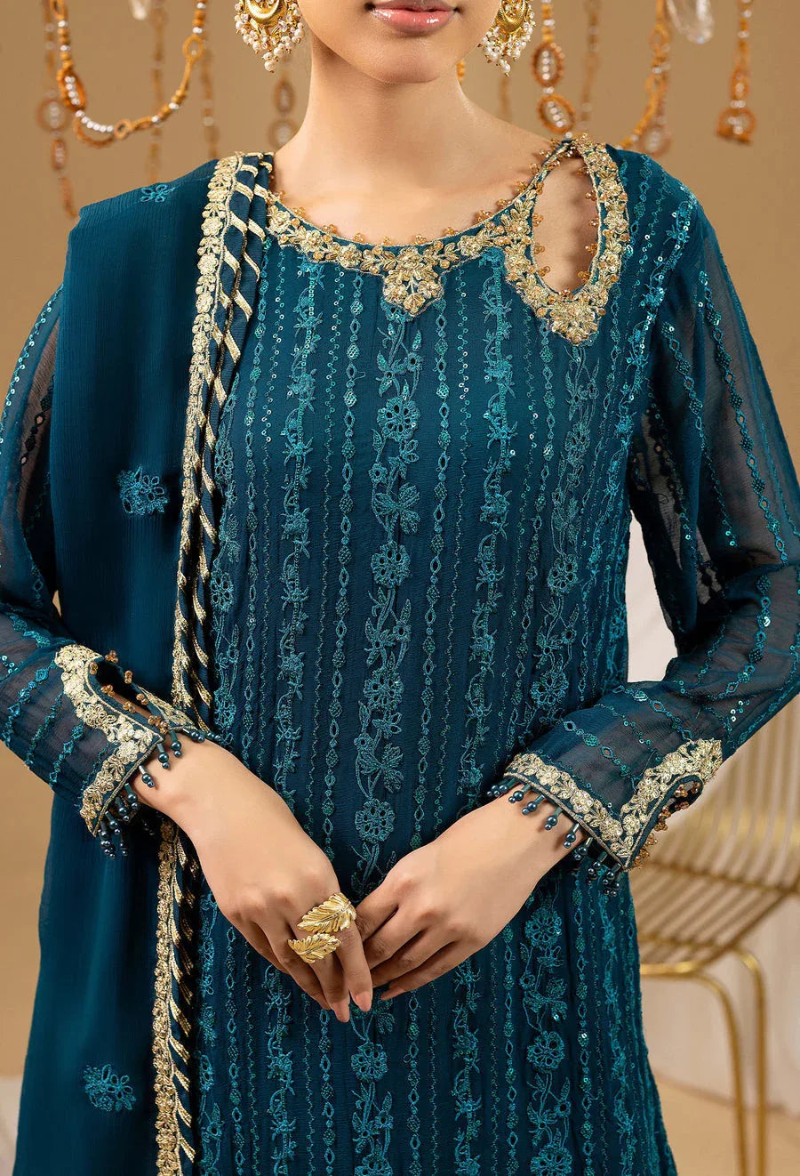 Adans Libas | Chiffon 25 | 7588 H - Rang-e-Khaas