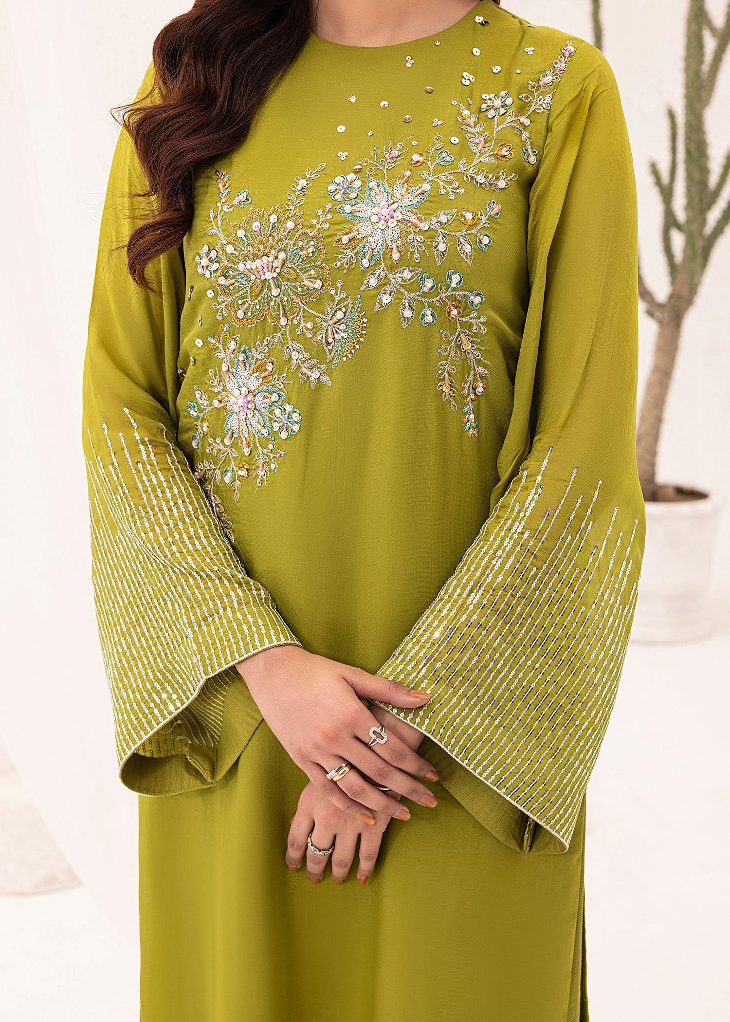 Jamnii | Silk Ivy | Lime Forest