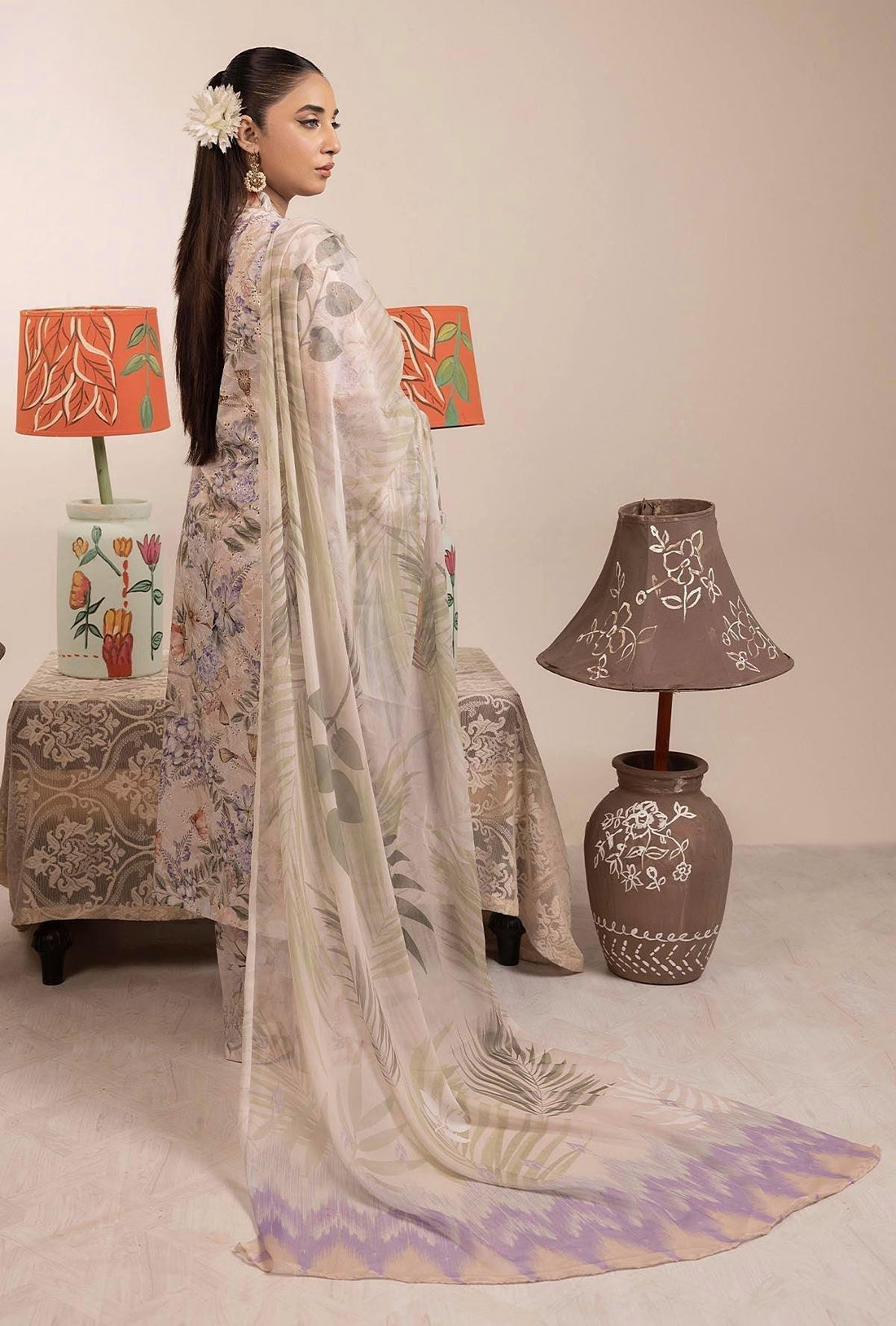 Adans Libas | Basic Chikankari |  7703 - Rang-e-Khaas