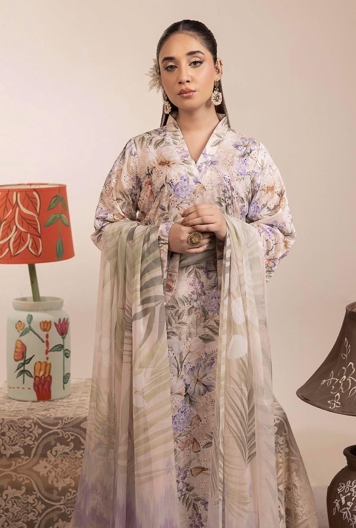 Adans Libas | Basic Chikankari |  7703 - Rang-e-Khaas